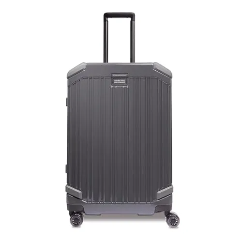 PIQUADRO Mittelgroßer Trolley mit 4 Rädern aus Polycarbonat, Blau, One Size, Gr - Grau, Taglia Unica