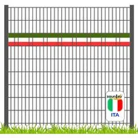 zaunzu Sichtschutz Fanartikel Italien für Doppelstabmatten Akzentstreifen