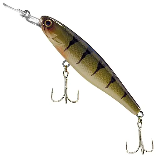 Illex Wobbler DD Squirrel 79 SP Perch - Lockmittel für das Spinnfischen auf Raubfische, 7,9 cm langer Wobbler mit schwebender Aktion und einer Lauftiefe von 1-2,5 m – ideal für gezielte Angler!