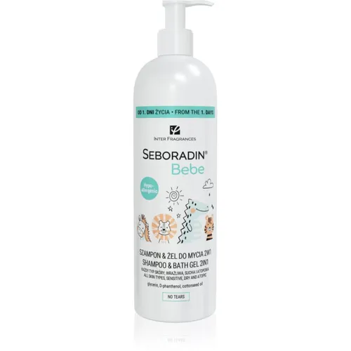Seboradin Bebe Duschgel & Shampoo 2 in 1 für Kinder ab der Geburt 500 ml