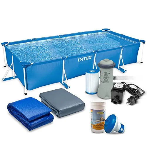 7in1 set rectangular Frame Pool 450 x 22 von Intex