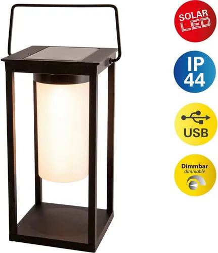 näve LED Solarleuchte Camping mit USB-Ladefunktion von Näve