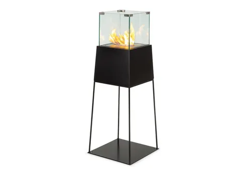 Klarstein Firetower Echtfeuer-Dekokamin - Echtfeuer-Atmosphäre ohne Schornstein – der Klarstein Firetower Bioethanol-Kamin ist ideal für Mietwohnungen und sorgt für ein gemütliches Ambiente in jedem Raum. Einfach aufstellen, befüllen und genießen!