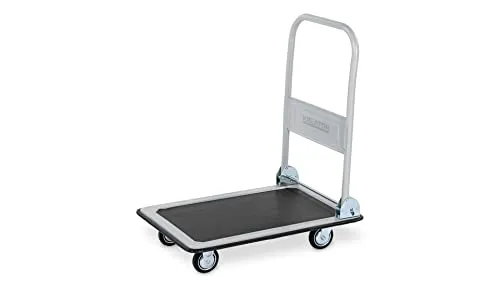 Transportwagen klappbar bis 150 kg - Plattformwagen - Plattformwagen, klappbar und belastbar bis 150 kg, ideal für Lagerarbeiten und den Transport schwerer Lasten.