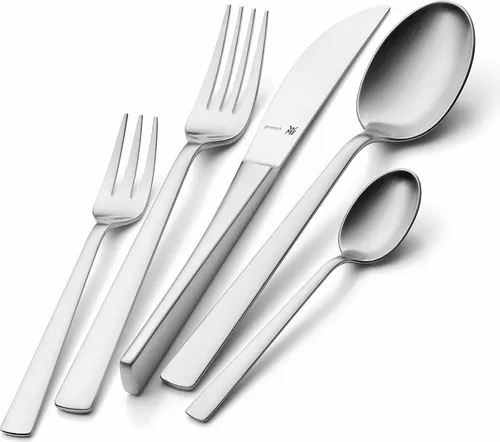 WMF Corvo Besteck Set 12 Personen, 60-teilig, Hohlheftmesser, Cromargan Protect