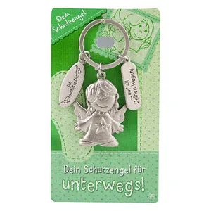 DEPESCHE Schlüsselanhänger 009 Schutzengel silber