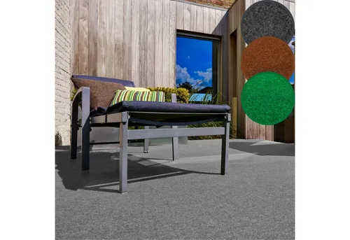 Andiamo Kunstrasen Edinburgh - 4 mm hoch, rechteckig, mit Drainagenoppen - Vielseitiger Kunstrasen für Balkon, Terrasse und Camping! Pflegeleicht und langlebig, ideal für Outdoor-Projekte. Mit Drainagenoppen für schnelles Abfließen von Wasser – perfekt für eine gemütliche Wohlfühloase!