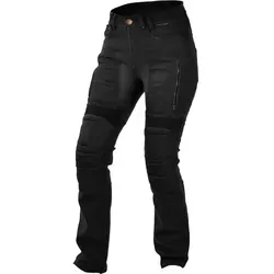 Trilobite Parado Regular Jeans Damen - Schwarz - W30/L32 - Motorradhose mit Tri-Stretcher® PRO 5.0 Denim für hohen Komfort und Sicherheit, ausgestattet mit herausnehmbaren Protektoren und verstellbaren Einsätzen für optimale Passform.