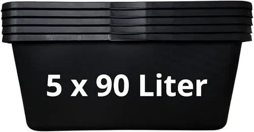 Blumentöpfe & Pflanzgefäße Schwarz von JOPA