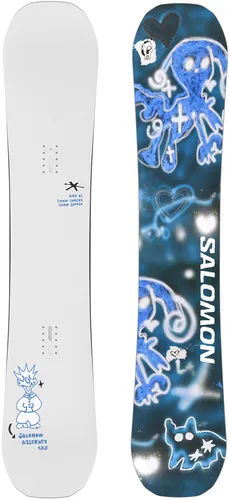 SALOMON ABSTRACT WIDE Snowboard 2026 - 155W in weiß von Salomon