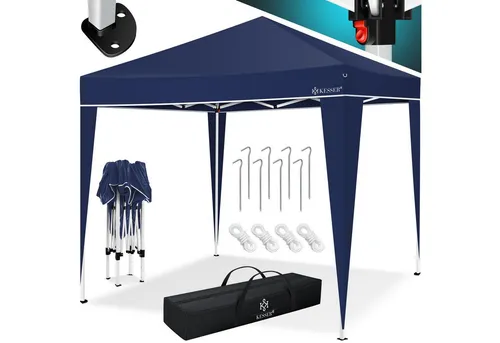 KESSER Pavillon 3x3m wasserdicht inkl. Tasche in blau von Kesser