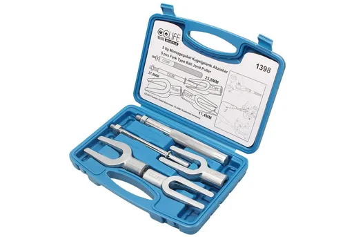 CCLIFE Kugelgelenkabzieher - Effiziente Trenngabel für Fahrzeugreparaturen - Praktische Trenngabel für das schnelle Lösen von Spurstangenköpfen und Kugelgelenken. Robuste Bauweise in Silber für den professionellen Einsatz in der Fahrzeugreparatur.