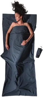 Cocoon TravelSheet Reiseschlafsack - Schlafsäcke: Extrem leichter und geräumiger Innenschlafsack aus Baumwolle, perfekt für Reisen in Hotels und Jugendherbergen, mit praktischem Seiteneinstieg.