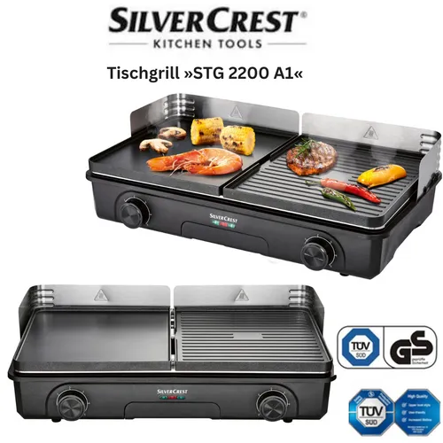 Produktbild SILVERCREST® KITCHEN TOOLS Tischgrill »STG 2200 A1«