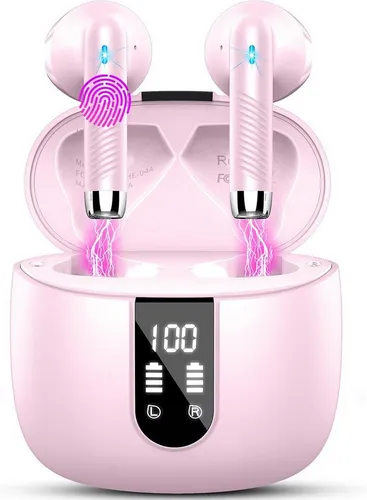 Drsaec Bluetooth 5.3 Kopfhörer mit 48H Akku und ENC - Erleben Sie kabellosen Musikgenuss mit den Drsaec Bluetooth 5.3 Kopfhörern. Mit bis zu 48 Stunden Akkulaufzeit und effektiver Geräuschreduzierung sind sie ideal für den Alltag und unterwegs. Ergonomisches Design und IPX7 Schutz bieten zusätzlichen Komfort.