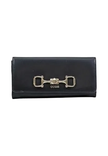 GUESS Geldbörse Janie SLG Flap Organizer Black schwarz in schwarz von GUESS