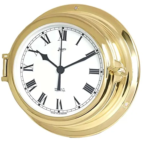 Delite 450cs Schatz Glasenuhr Midi Messing 155 mm x 68 mm