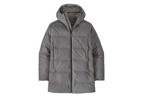 Patagonia Mens Jackson Glacier Parka Noble Grey - Auslaufware (M) - Funktionsjacke mit hervorragender Wärmeisolierung, ideal für kalte Wetterbedingungen und Outdoor-Aktivitäten.