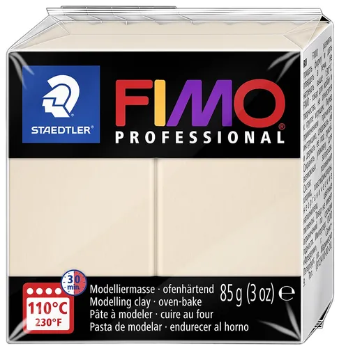 FIMO PROFESSIONAL Modelliermasse ofenhärtend beige 85 g von FIMO