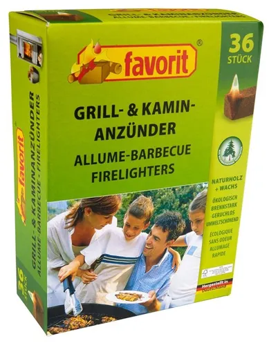 Favorit Grillanzünder Riegel 36er Pack