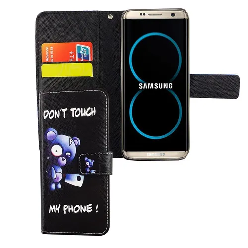 Handyhülle Schutz Case für Samsung Galaxy S8 Cover Tasche Wallet Etui Bumper
