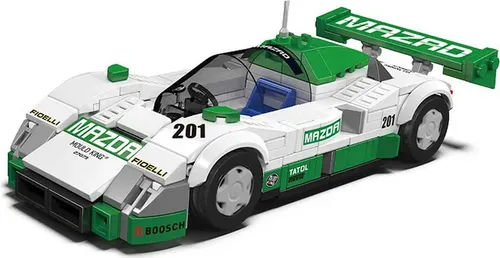Mould King® 27073 Mazda787B + Showcase