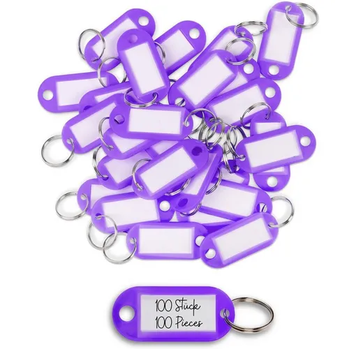 WINTEX Schlüsselanhänger Schlüsselanhänger Wintex - beschriftbar, strapazierfähig, farbig (20-tlg)