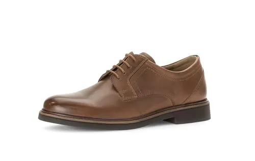 Pius Gabor Herren Sneaker,Schnürschuhe,zertifiziertes Leder,Wechselfußbett,Strassenschuhe,Schnuerung,lace-up Shoes,Cognac,46 EU / 11 UK