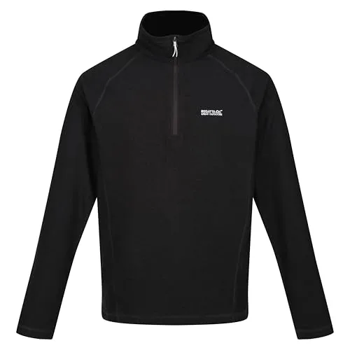 Regatta Montes Herren Fleece mit Mini-Streifen, Microfleece, Reißverschluss am Hals XXL asche