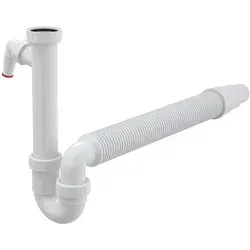 Alcadrain Röhrengeruchverschluss mit einer Überwurfmutter 6/4