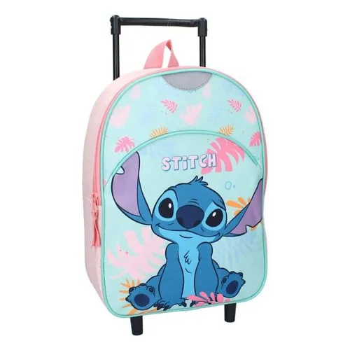 Lilo & Stitch Rucksack Trolley Great Escapes 33 cm - Schulranzen mit coolem Lilo & Stitch Design, ideal für kleine Abenteurer und mit praktischem Trolley für einfaches Transportieren.