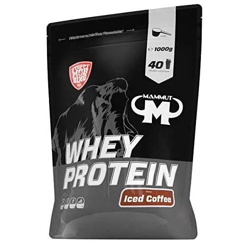 Mammut Nutrition Whey Protein Iced Coffee in schwarz von Mammut Nutrition
