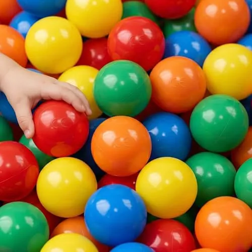 Bunte Babybälle für Bällebad 5,5 cm – 4000 Stück von LittleTom