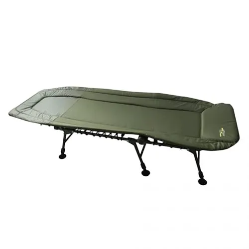 CARP SPIRIT BED CHAIR CLASSIC 6 FEET - Camping-Möbel, hochwertige Angelliege aus robustem 500D-Material, bequem und ideal für lange Angeltage in der Natur.