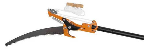 PROREGAL Baumschere WOOD mit Teleskopstange 240 cm Schwarz-Orange