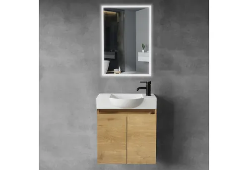 Alpenberger Badmöbel-Set mit Spiegel in gold von Alpenberger