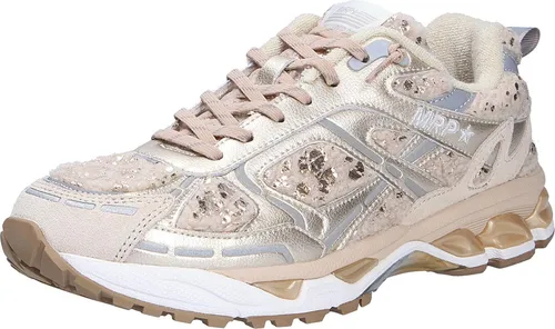 MARIPE SRL Damen Sneaker Amsterdam in Beige, Gr. 37 - Modisch und komfortabel: Der Sneaker Amsterdam aus hochwertigem Leder und Textil bietet eine angenehme Passform, flache Sohle für besten Halt und eine praktische Schnürung für einfachen Einstieg. Ideal für jeden Tag!