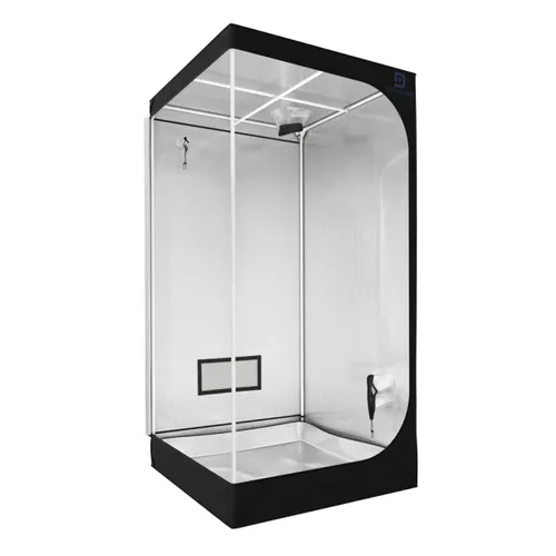DiamondBox SL90 Grow-Zelt - Robustes Grow-Zelt (90x90x200 cm) mit hochreflektierender Mylar-Folie und wasserdichtem Einlegeboden für optimale Pflanzenbedingungen.