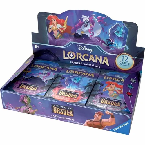 Ursula's Return Booster Box Disney Lorcana ITA Ravensburger TCG Box