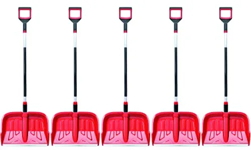 5X Ergonomische Schneeschaufel