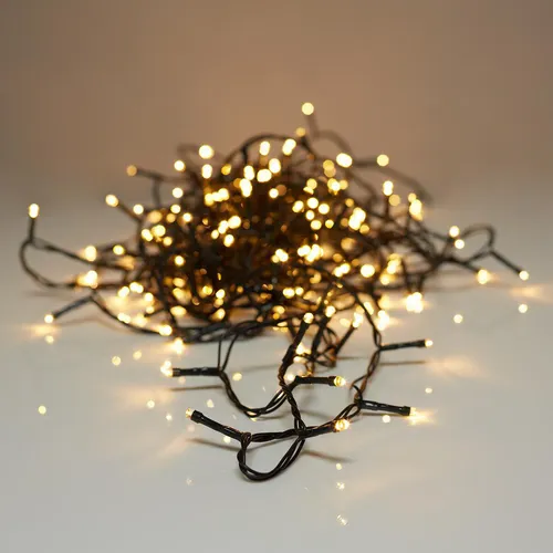 FREE & EASY LED-Lichterkette warmweiß, 120 LEDs, 12m für Innen und Außen
