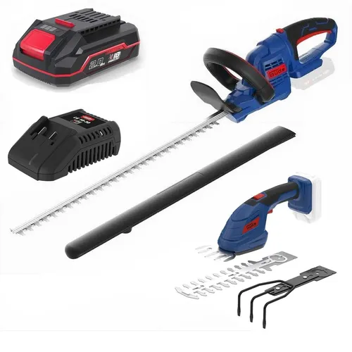 Güde Heckenschere HS 18 mit Akku 2.0 Ah & Ladegerät