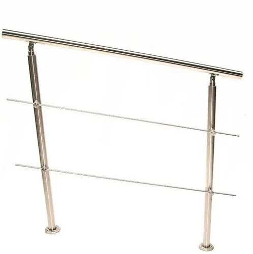 Apex Edelstahl Treppengeländer 160 cm – Robustes Handlauf-Geländer für Innen und Außen - Hochwertiges Edelstahl Treppengeländer mit Handlauf, individuell anpassbar an jede Treppenneigung. Ideal für innen und außen, stabil und langlebig. Inklusive Zubehör für eine einfache Montage.