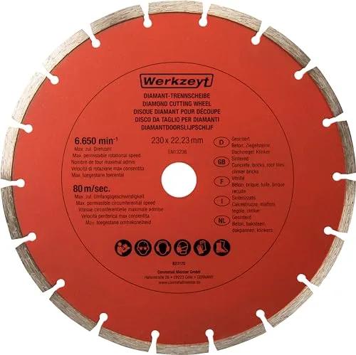 CON:P B23125 Diamant-Trennscheibe Beton, segmentiert, 230 mm