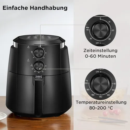 Midea MF-TN35B Heißluftfritteuse 3,5L
