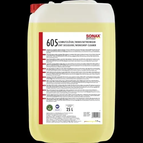 SONAX SX GlanzShampoo 25 L - Hochkonzentriertes Shampoo für strahlenden Glanz, ideal für die Fahrzeugpflege. 25 Liter für zahlreiche Anwendungen im Auto-Detailing.