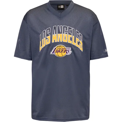 Produktbild New Era NBA Arch Mesh Los Angeles Lakers Kurzarm-T-Shirt Blau S