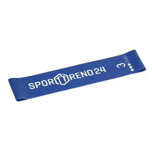Sporttrend 24® Mini Band blau | Fitnessband medium Resistance Band