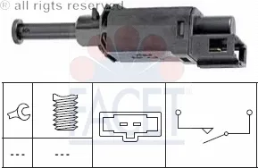 Facet Schalter, Kupplungsbetätigung (GRA) Made in Italy - OE Equivalent 7.1143