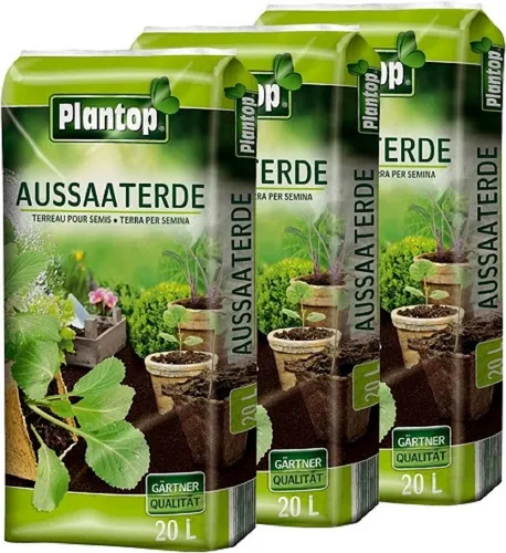 Plantop Aussaaterde 3 x 20l